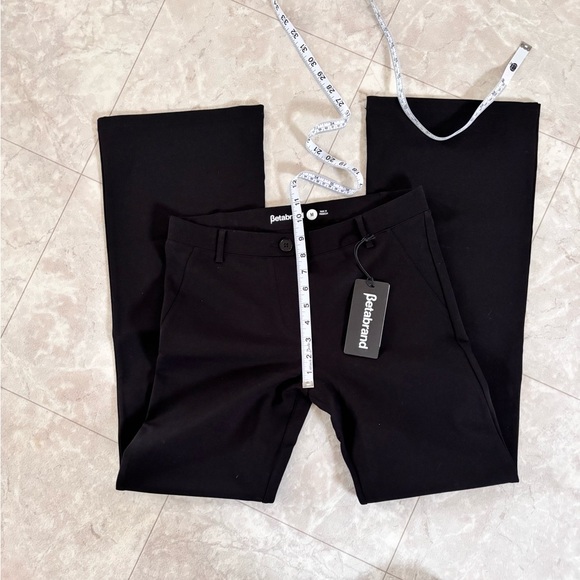 Betabrand Black Dress Yoga Bootcut Ponte Pants NWT Size Medium - Picture 12 of 12